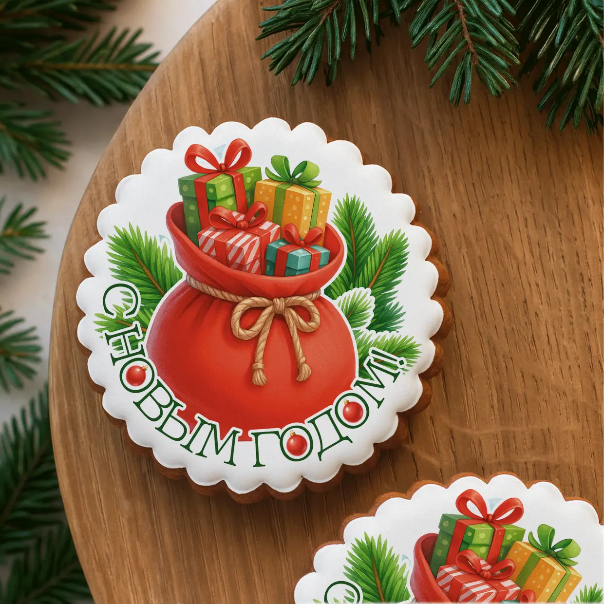 Круглые открытки 02